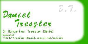 daniel treszler business card