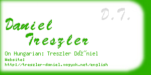 daniel treszler business card